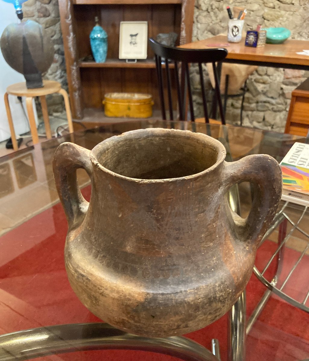 Pot Ancien Terre Cuite Berbère XIXe