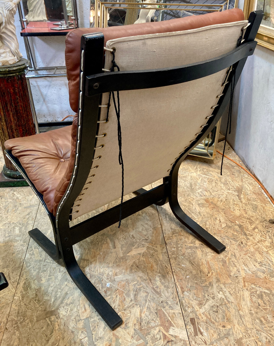 Ingmar Relling Armchair And Its Ottoman -photo-1