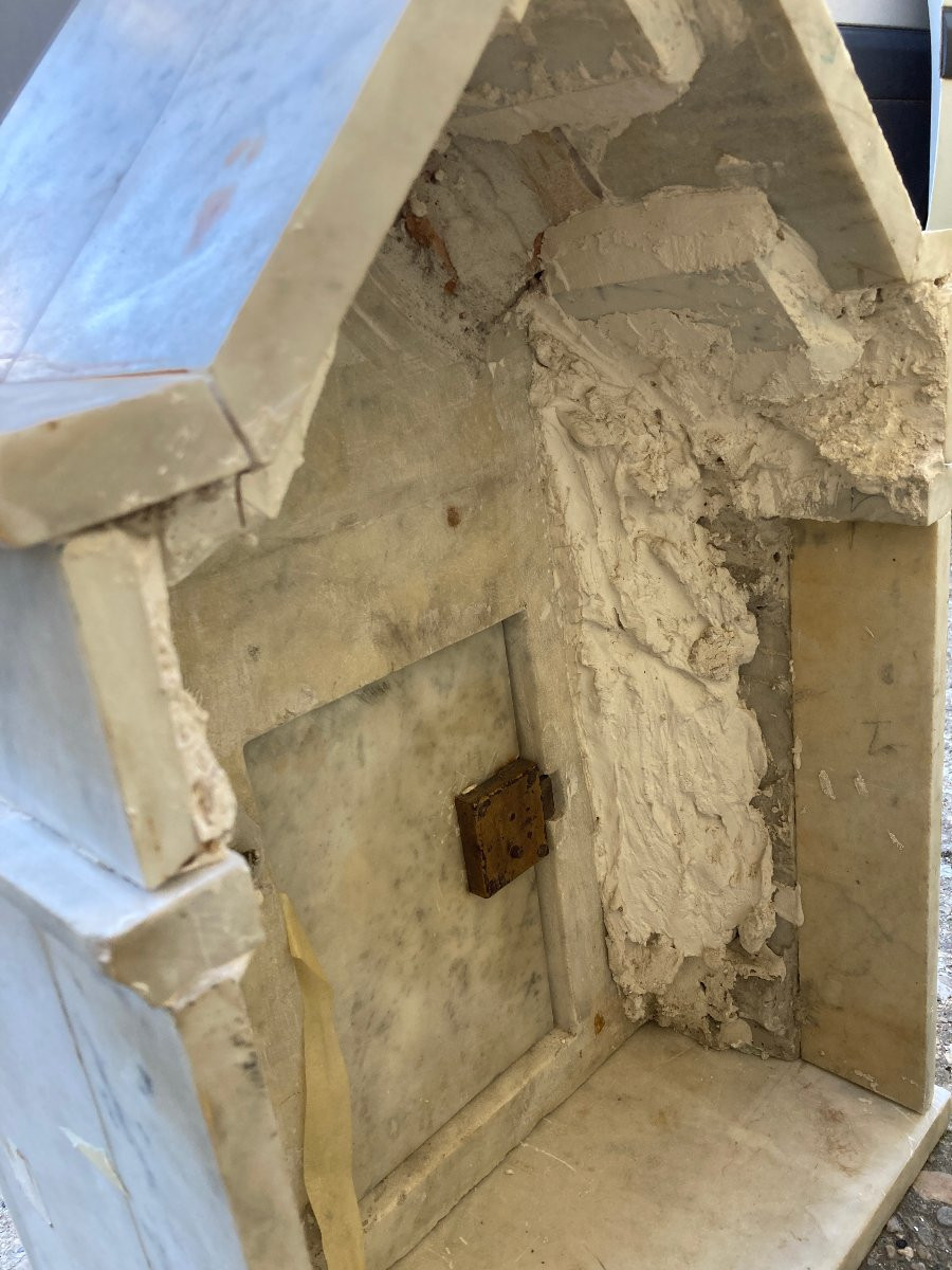 19th Century Marble Tabernacle -photo-2