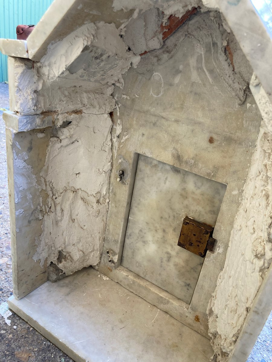 19th Century Marble Tabernacle -photo-3