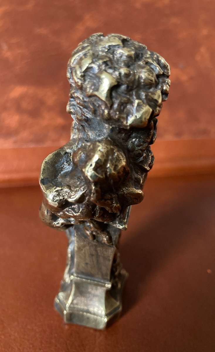 Sealing Seal - Bronze Seal - Pluto & Persephone (?) - Nymph & Faun -photo-2