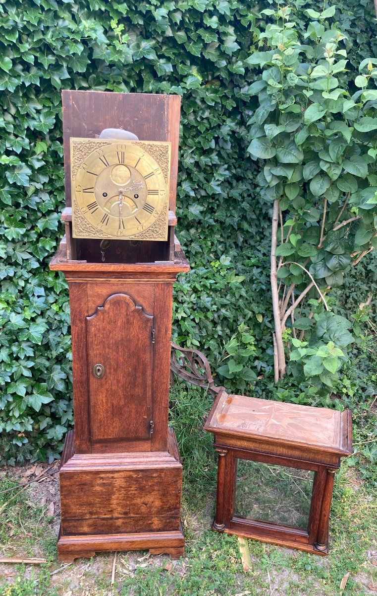 Horloge de parquet - Mordan Nottingham - XIXe -photo-2