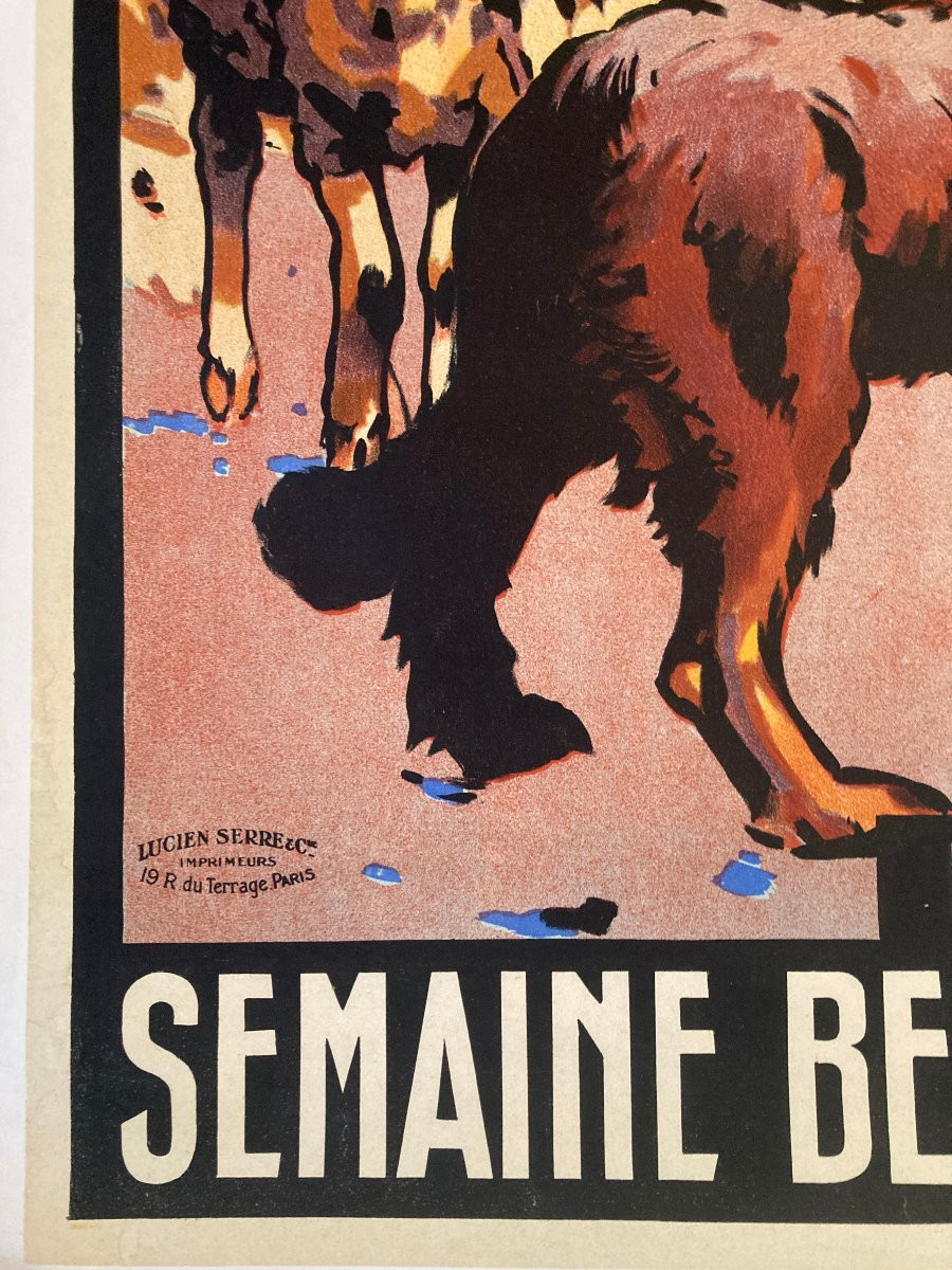 Affiche Raoul Adam - IIe grande semaine berrichone de l'Indre - Chateauroux 1925-photo-3