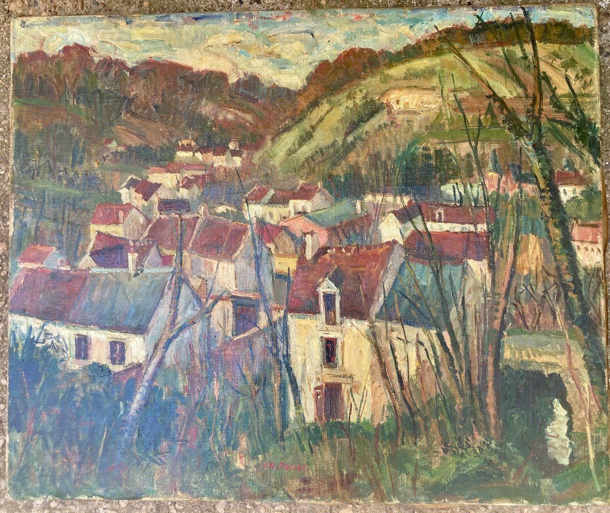Painting - Landscape In Seine-et-oise - Charles Pollaci