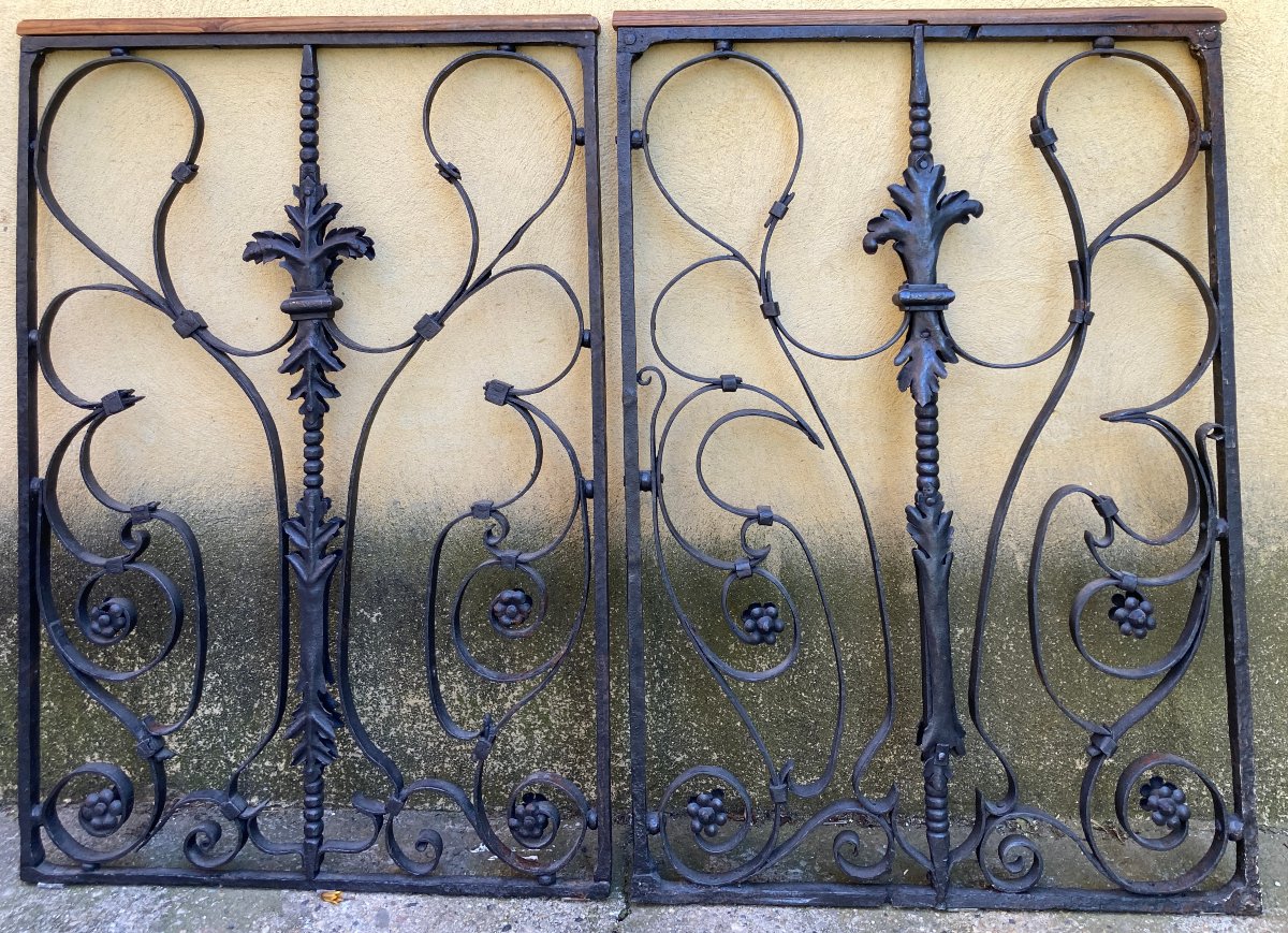Ferronerie : Garde corps fer forgé XVIIIe 