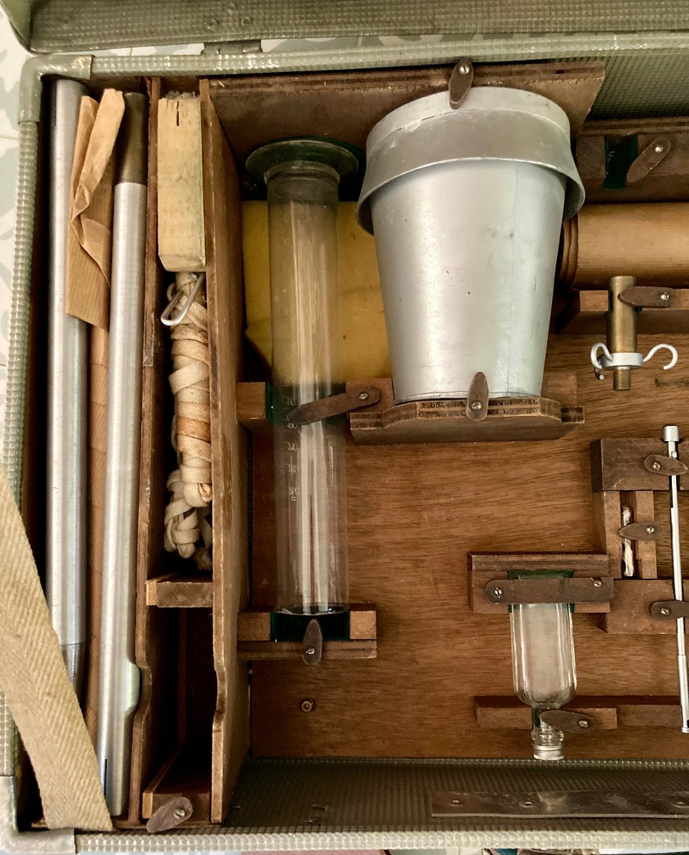 Musée  météofrance -  Valise Poste météorologique portatif années 50 - -photo-3