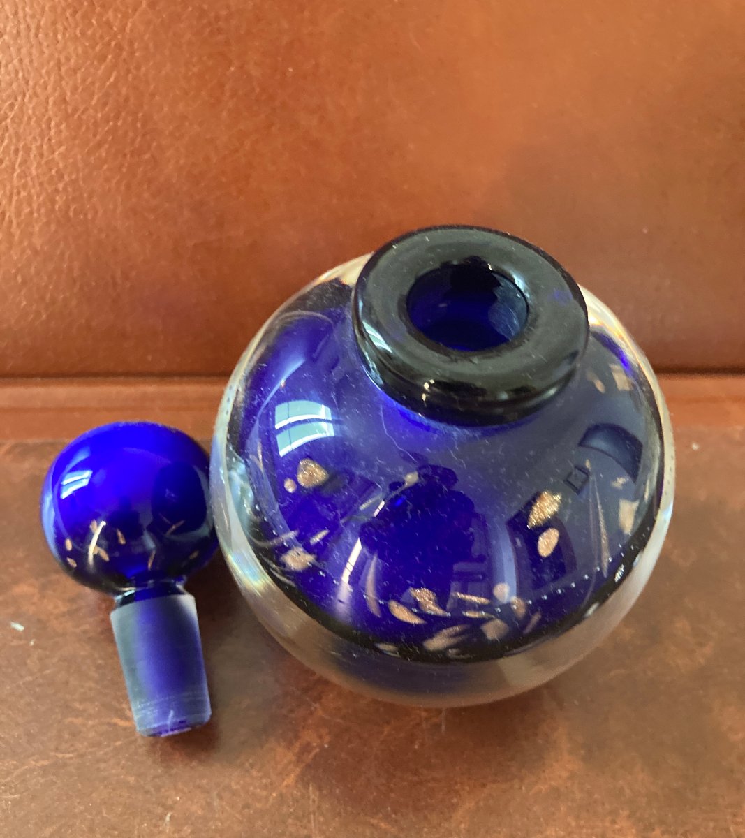 Flacon verre soufflé - Allain Guillot -photo-3