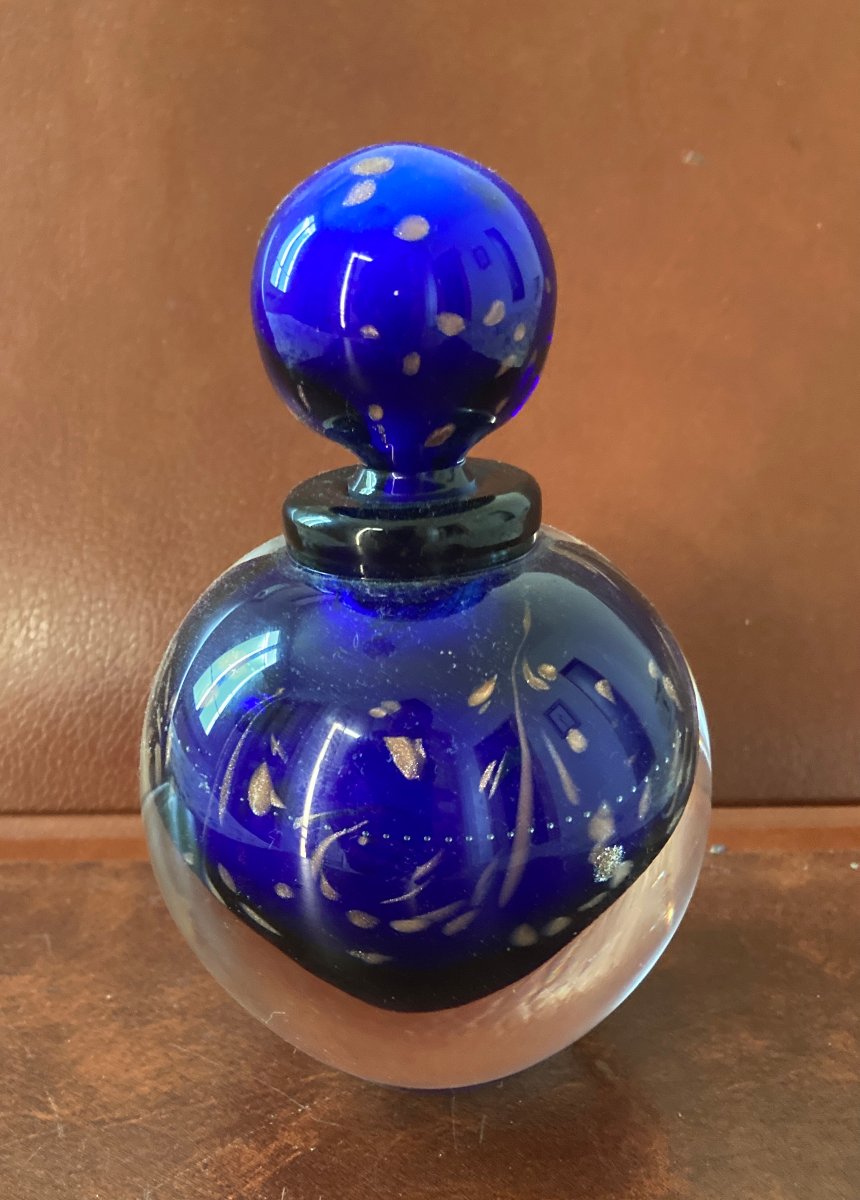 Flacon verre soufflé - Allain Guillot 