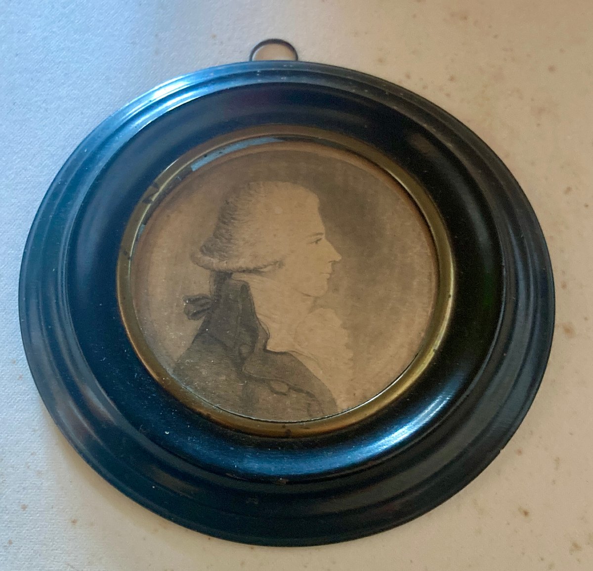 Miniature - Portrait Of Alphonse De Cadenet - Bodyguard To King Louis XVI