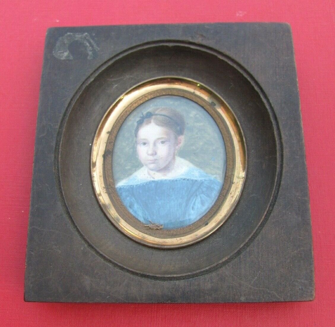 Miniature Fin XIXeme - Portrait De Pauline Bridel 