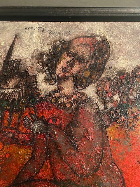 Portrait d'Une Femme Seule De Théo Tobiasse-photo-3