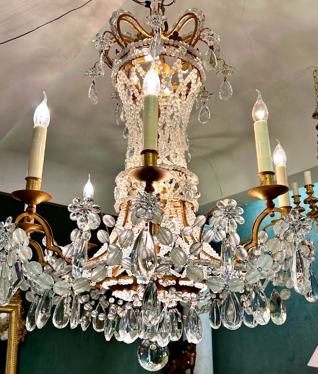 Louis XIV Lace Chandelier From Maison Delisle-photo-2