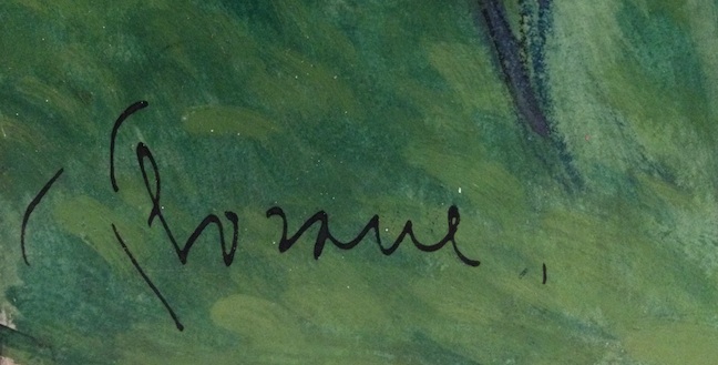 Louis Blanchard, dit FLORANE (1869-1939), Paysage présumé de Toscane-photo-3