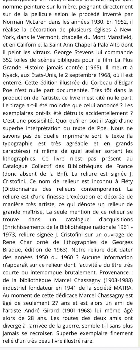 André Girard (chinon 1901-nyack (usa) 1968), Le Corbeau, Dessin Au Lavis, 1929-photo-1