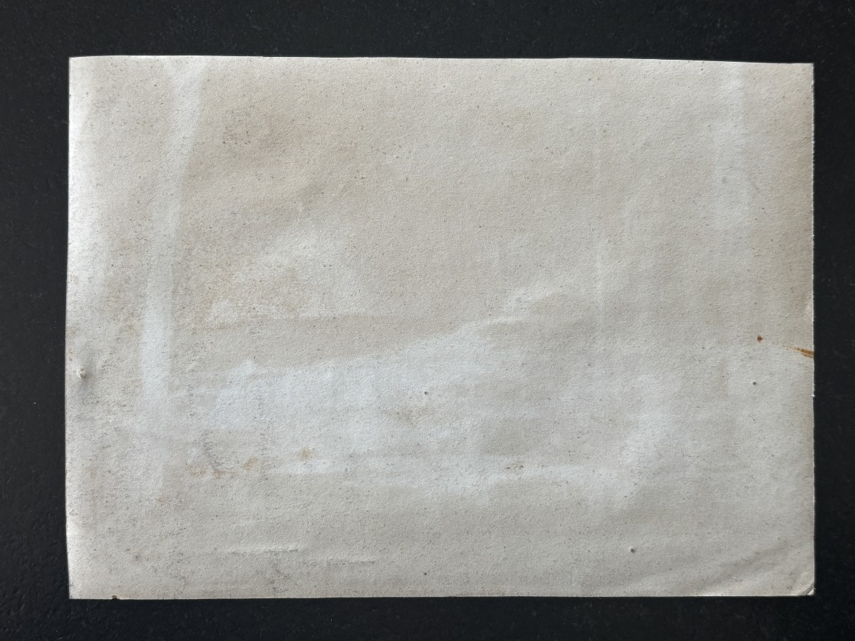 Ecole Du XIXe Siècle, Patineur Dans Un Paysage Boisé, Dessin-photo-1