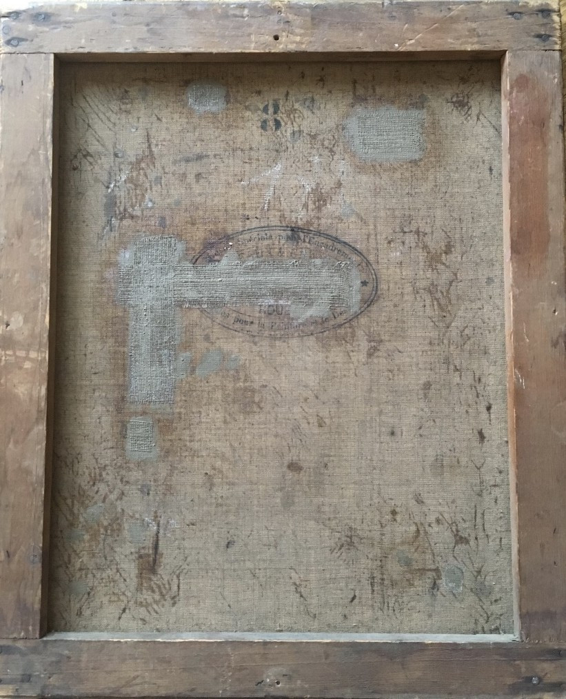 Ecole française du XIXe siècle, Les géraniums, Huile sur toile-photo-4