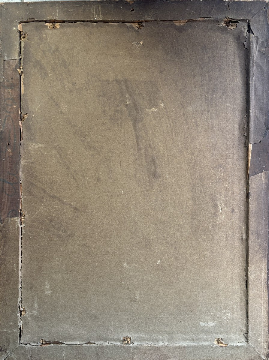 Louise Abbema (1853-1927), Composition aux roses et bord de mer, dessin, aquarelle-photo-4