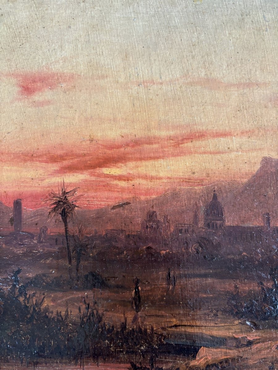 Aimé Louis André (lyon 1815-1885)attr.à, Paysage Orientaliste: Afrique du Nord ou Liban, papier-photo-2