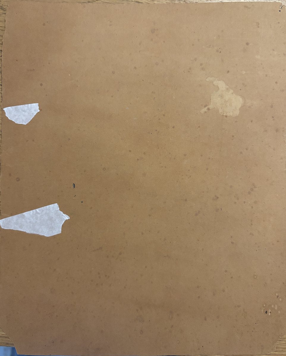 Ecole française de la fin du XIXe siècle, Portrait de femme au tambourin, huile sur papier-photo-4