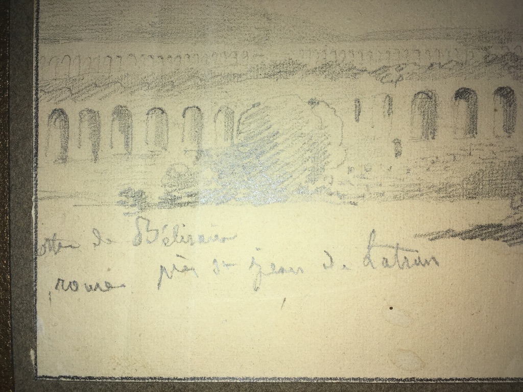 Claude Bonnefond (lyon 1796-1860), Ruins In The Countryside Of Rome Near Saint John Of Lateran-photo-3