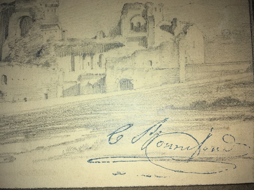 Claude Bonnefond (lyon 1796-1860), Ruins In The Countryside Of Rome Near Saint John Of Lateran-photo-4