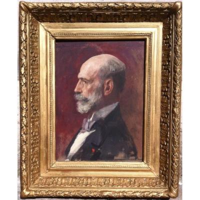 Benjamin Constant (1845-1902), Portrait Of A Man