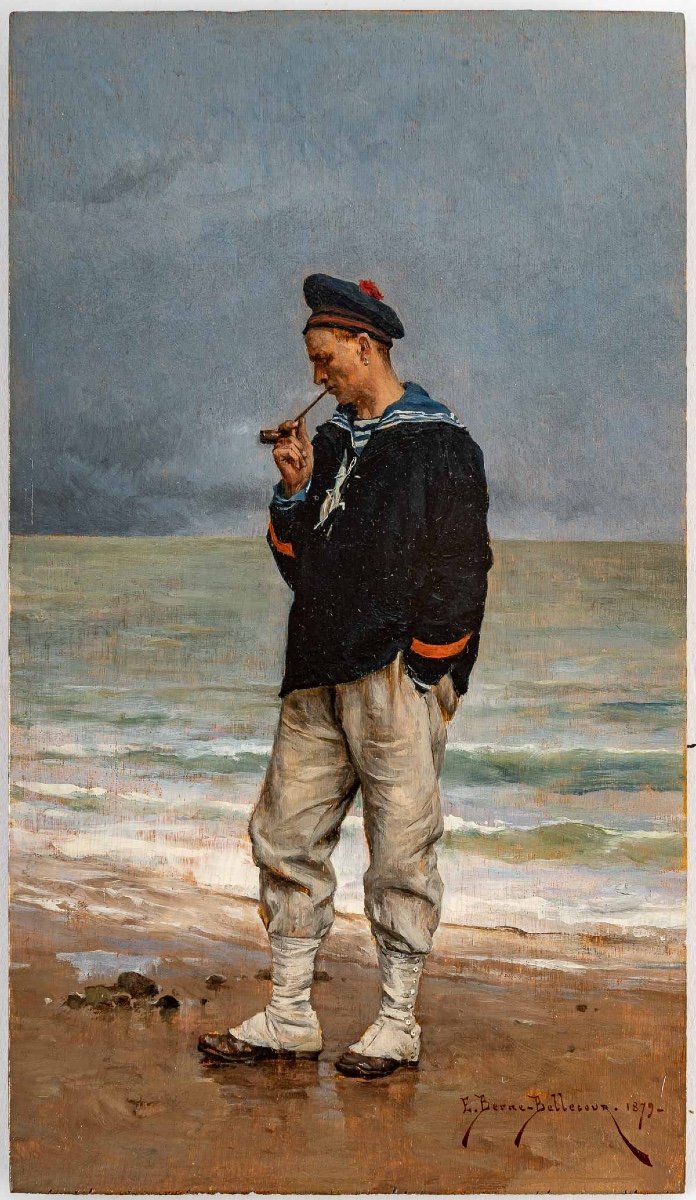 Etienne-Prosper BERNE- BELLECOUR (1838 - 1910) - Le Marin, 1879.