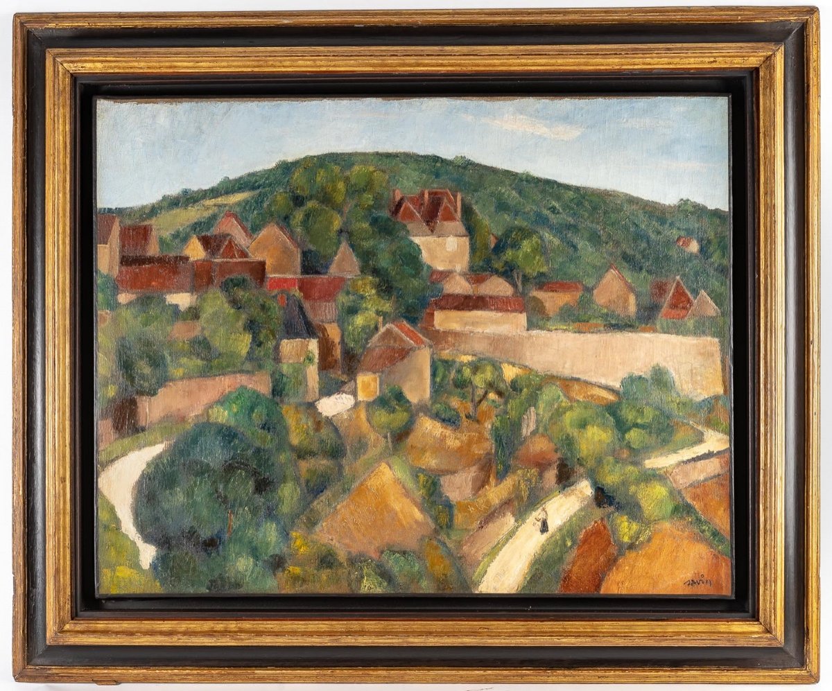Maurice Savin (1894 -1973)-  La Bastide de Domme, Dordogne, Périgord Noir, Circa 1920.-photo-2