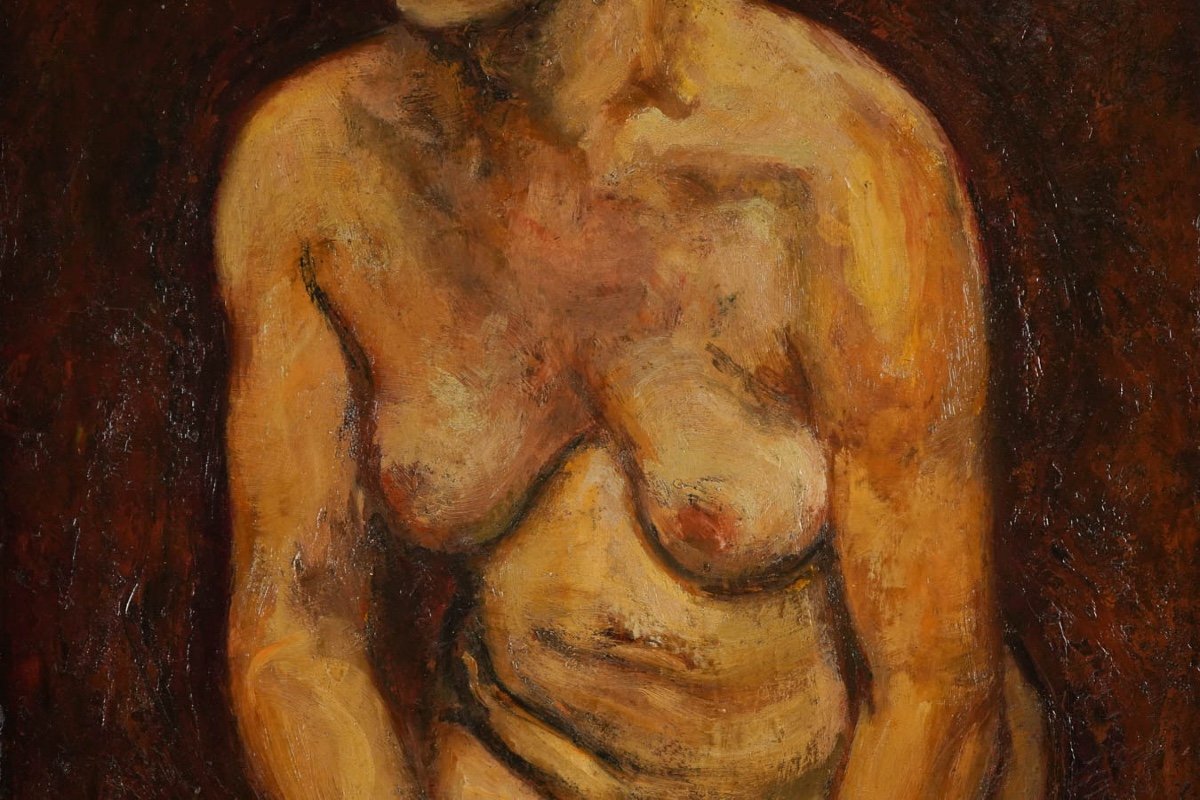 François Zdenek Eberl (1887 – 1962) - Female Nude From 1913-photo-4
