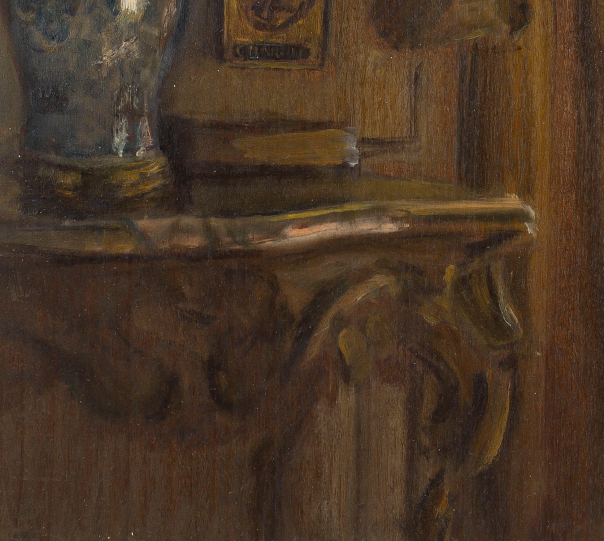 Walter GAY  (1856 - 1937)  - Scène d'intérieur-photo-4