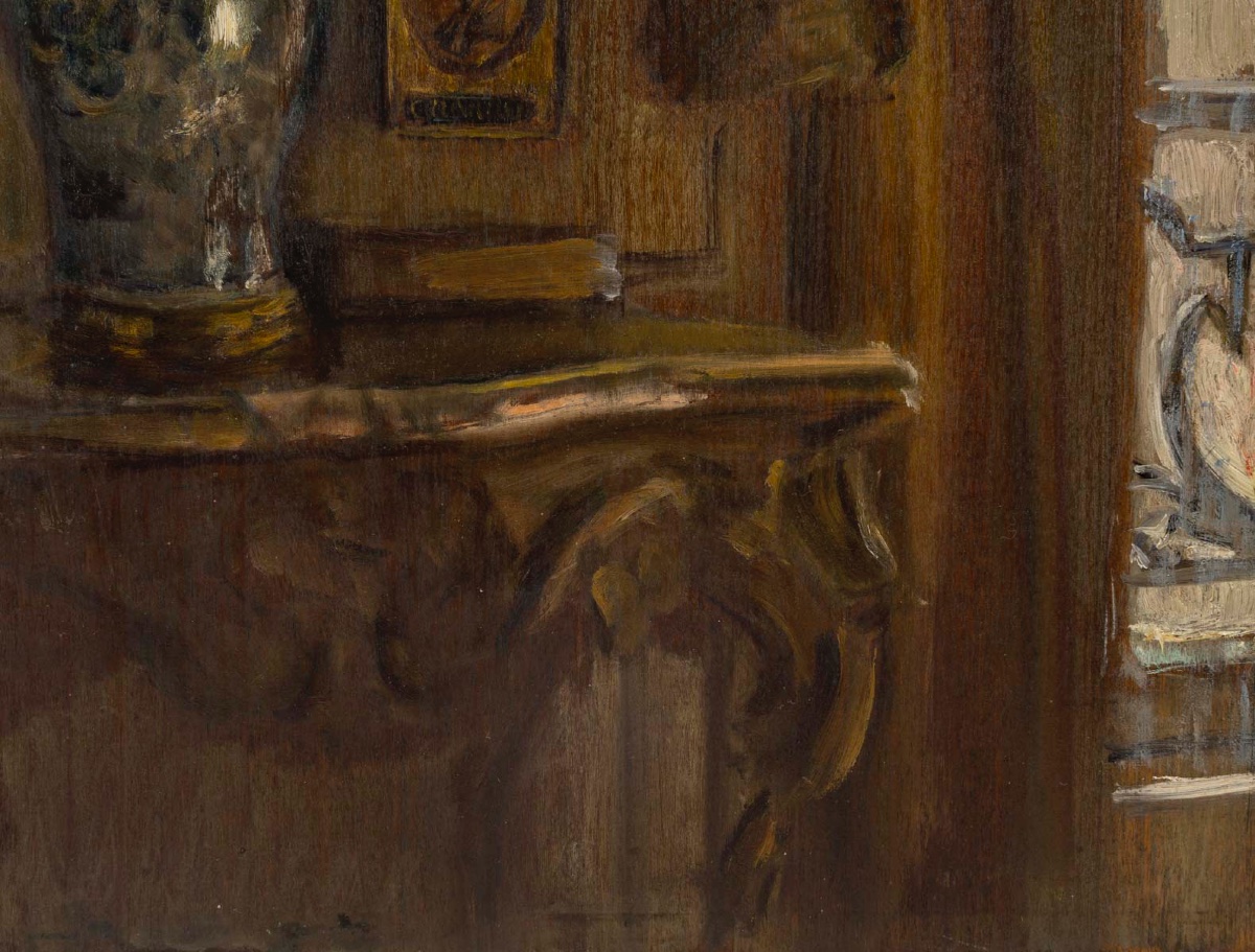 Walter GAY  (1856 - 1937)  - Scène d'intérieur-photo-1