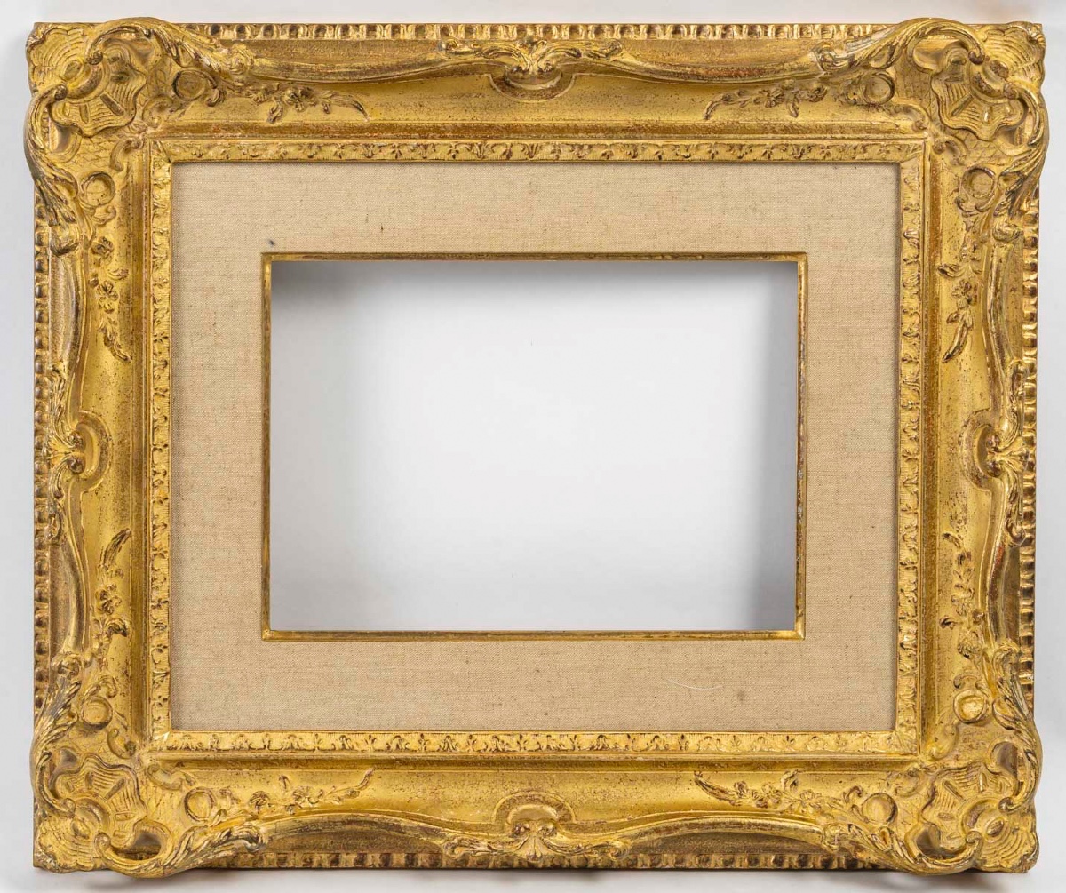 Louis XV Style Frame Gilded With Gold Leaf, Maison Rg