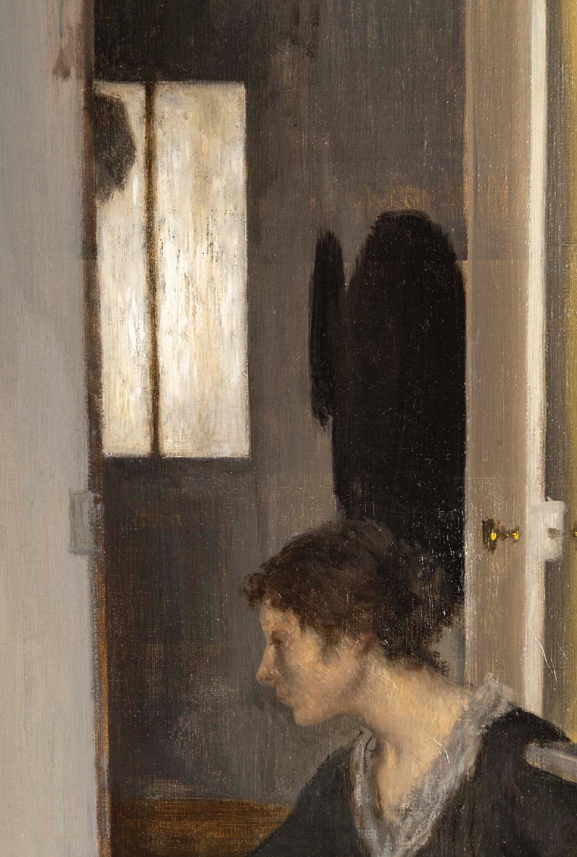  Henry Lerolle (1848 – 1929) - Mrs. Lerolle In Her Home.-photo-4