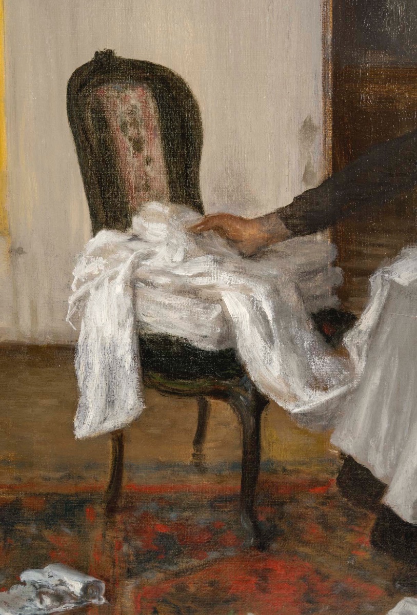  Henry Lerolle (1848 – 1929) - Mrs. Lerolle In Her Home.-photo-1