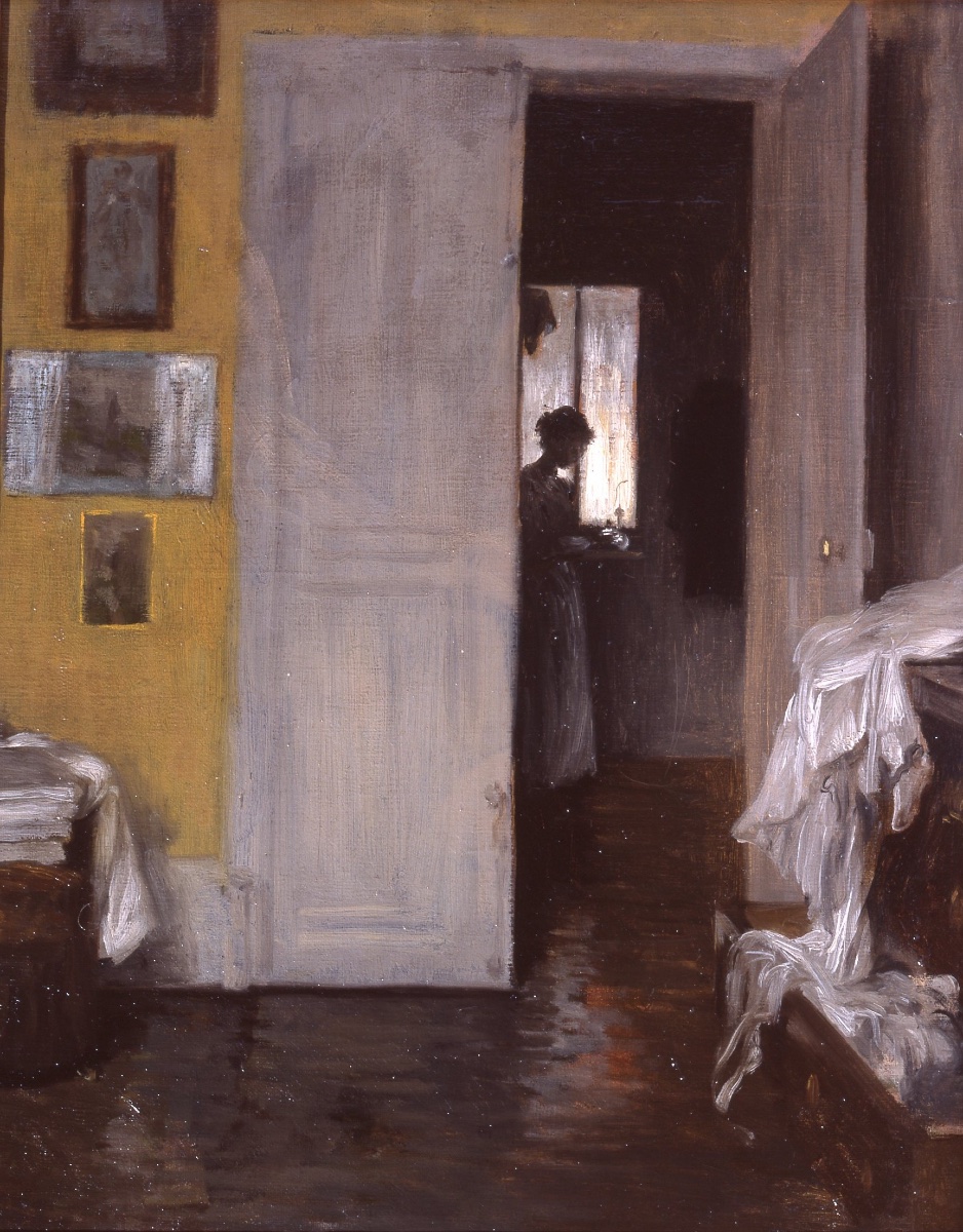  Henry Lerolle (1848 – 1929) - Mrs. Lerolle In Her Home.-photo-3