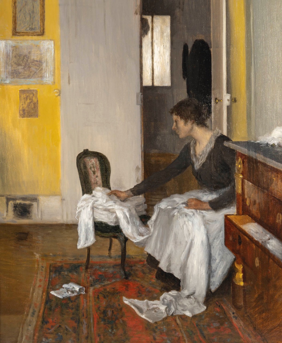  Henry Lerolle (1848 – 1929) - Mrs. Lerolle In Her Home.