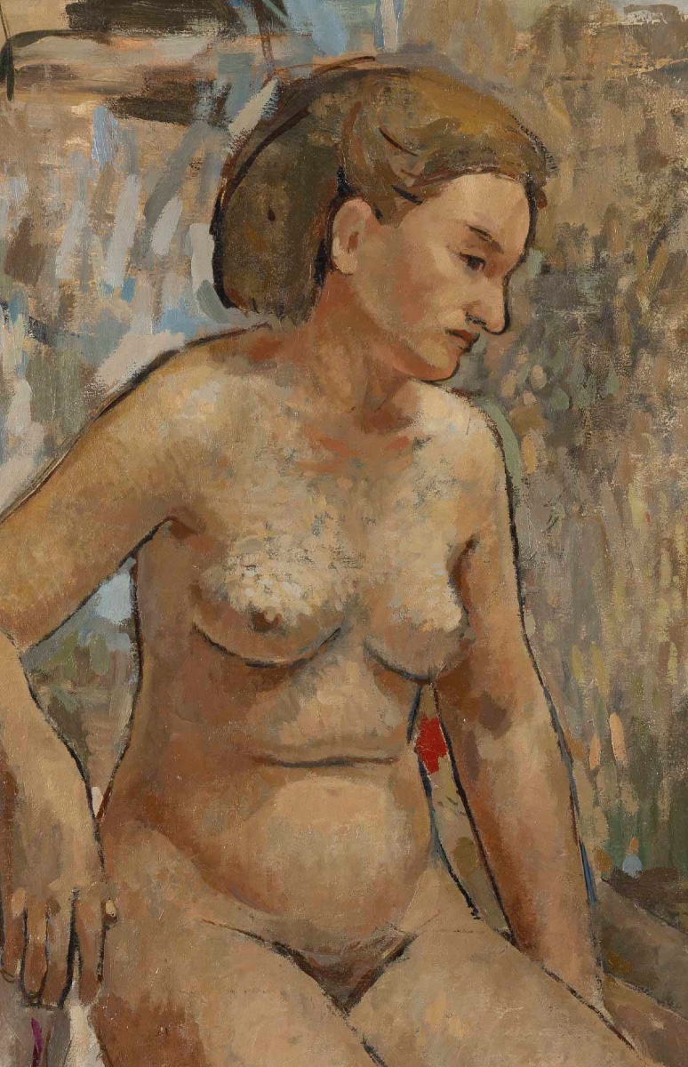Attributed To Paul Emile Colin (1867 - 1949) Female Nude-photo-2