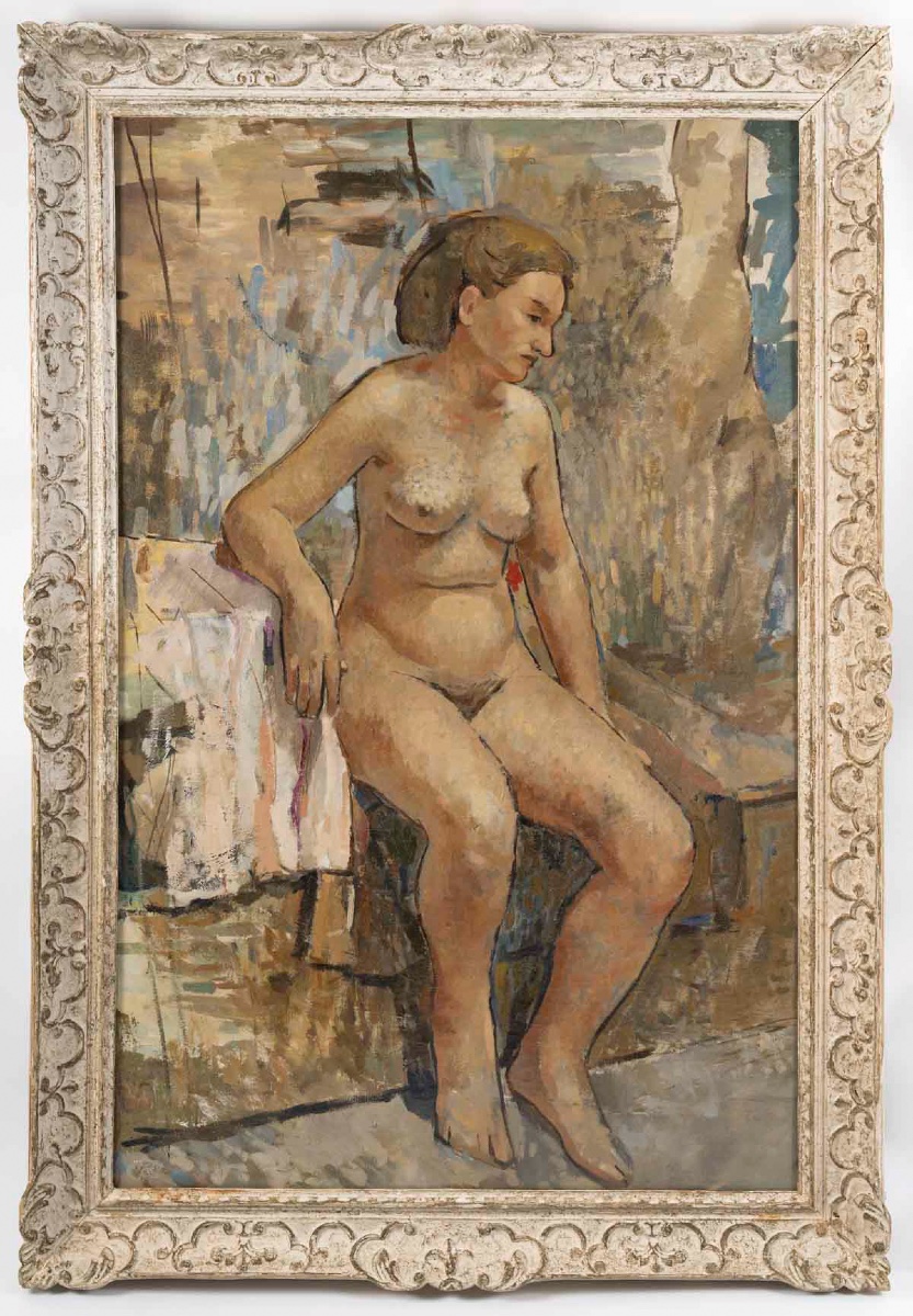 Attributed To Paul Emile Colin (1867 - 1949) Female Nude-photo-6