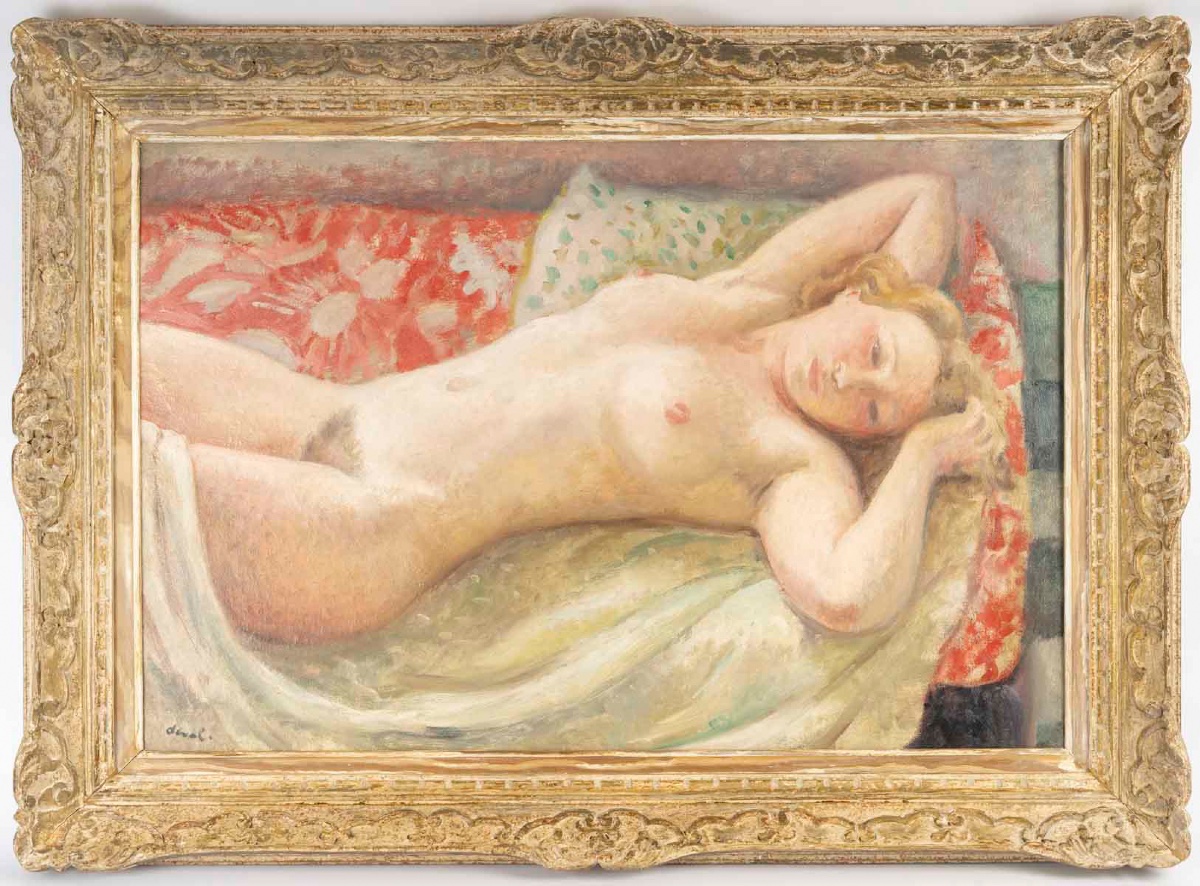 Pierre  DEVAL (1897 - 1993) Nu de femme, circa 1930.-photo-2