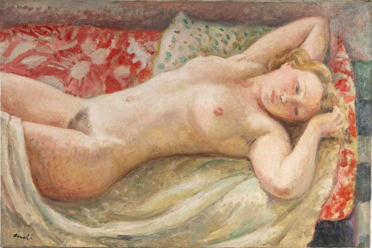 Pierre  DEVAL (1897 - 1993) Nu de femme, circa 1930.