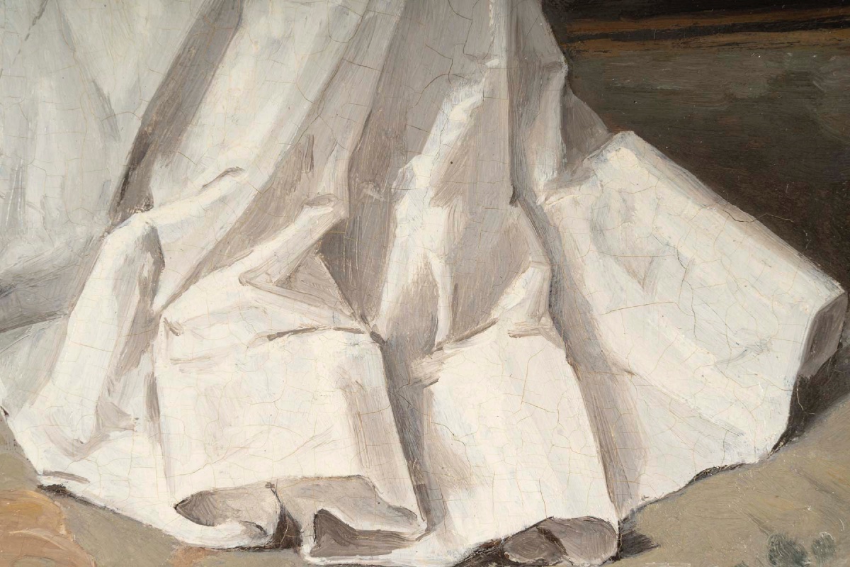 Henri René Gaume (born In 1834) Woman At The Mirror, Dated 1868-photo-2