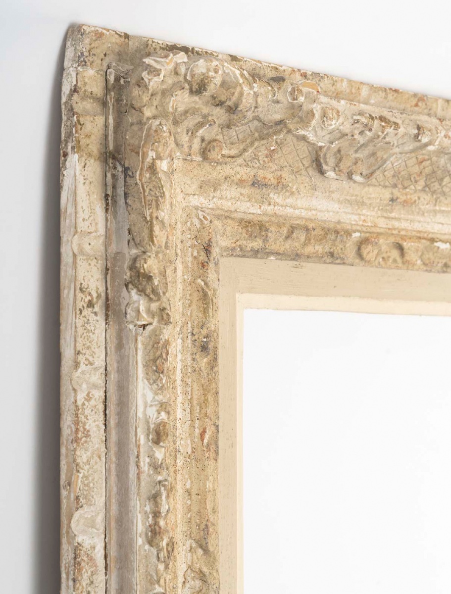 Cadre Montparnasse ancien en bois sculpté-photo-4