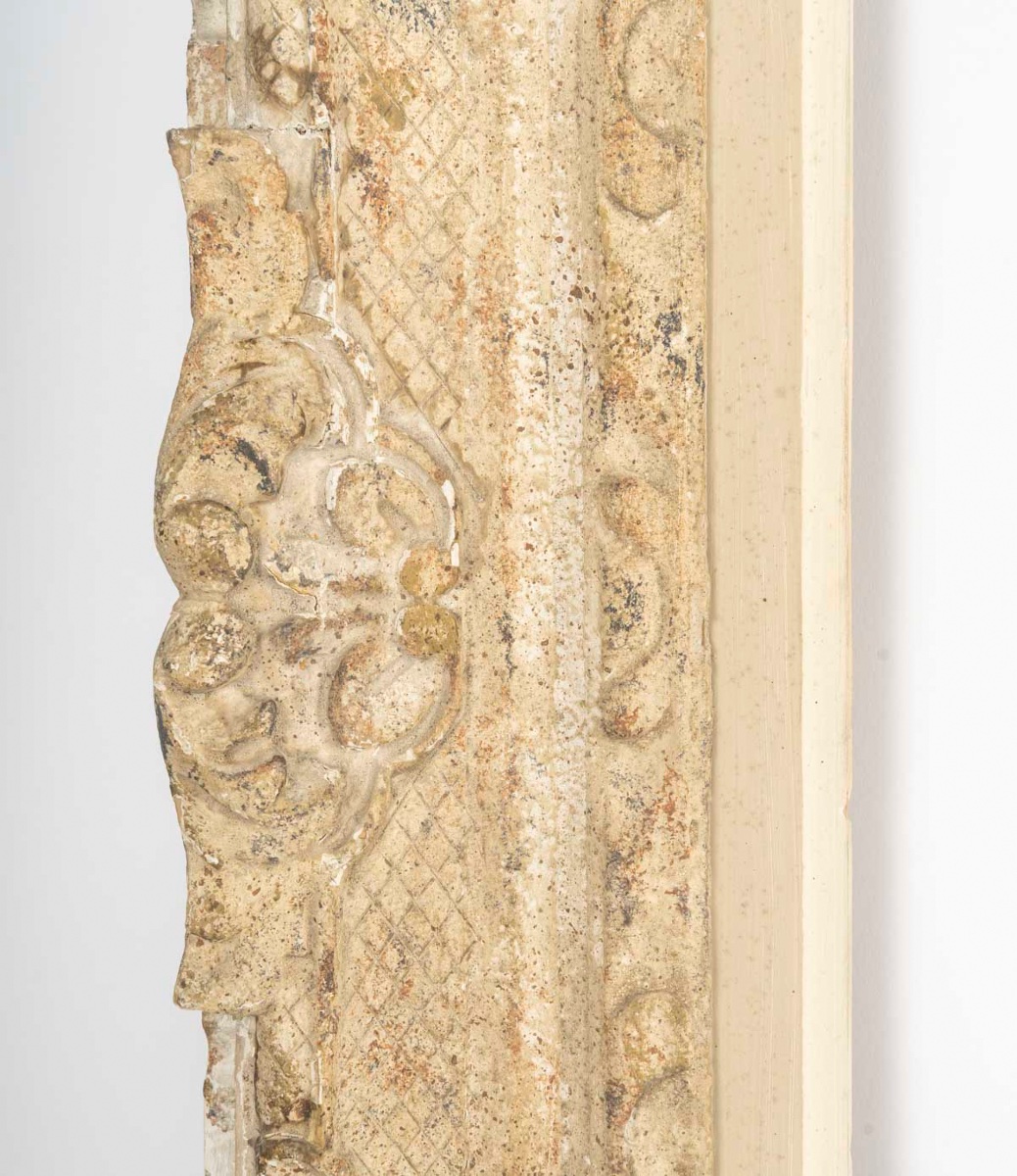 Cadre Montparnasse ancien en bois sculpté-photo-2