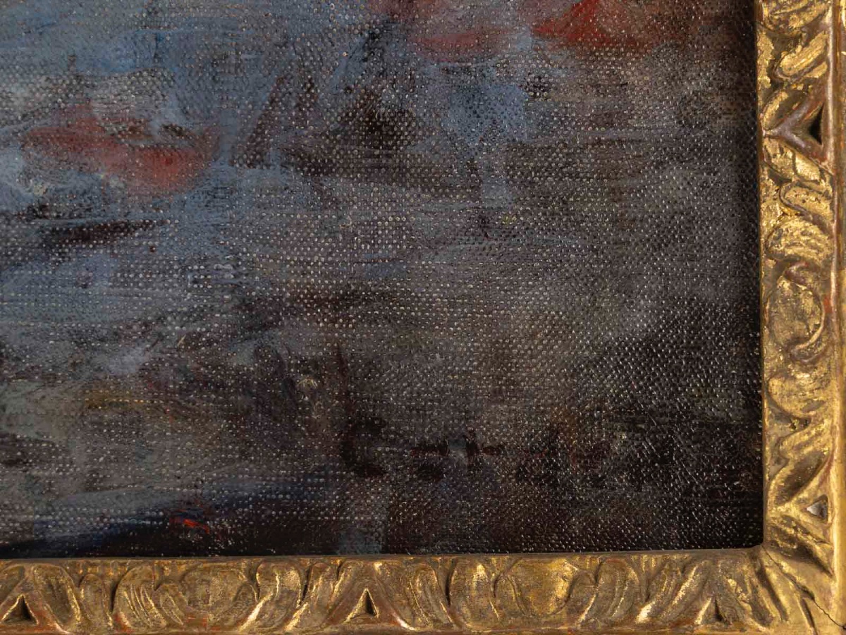 Frédéric Samuel CORDEY (1854 -1911) Bouquet impressionniste-photo-3