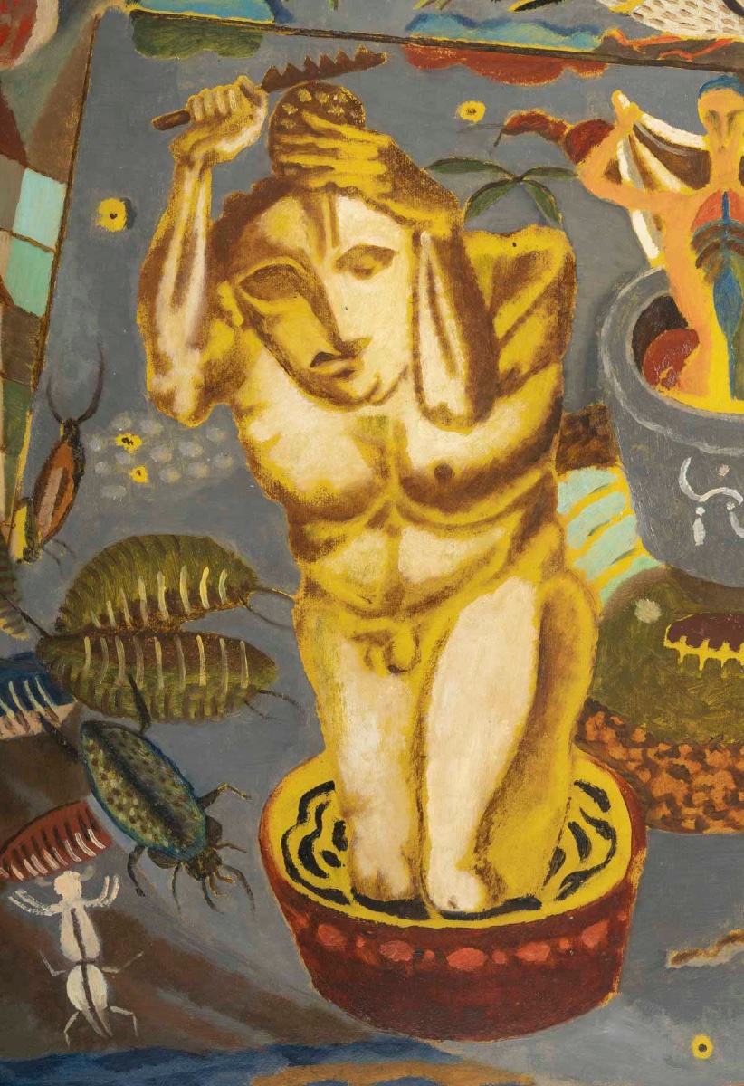 Kristians Tonny (1907- 1977) Surrealist Composition-photo-3