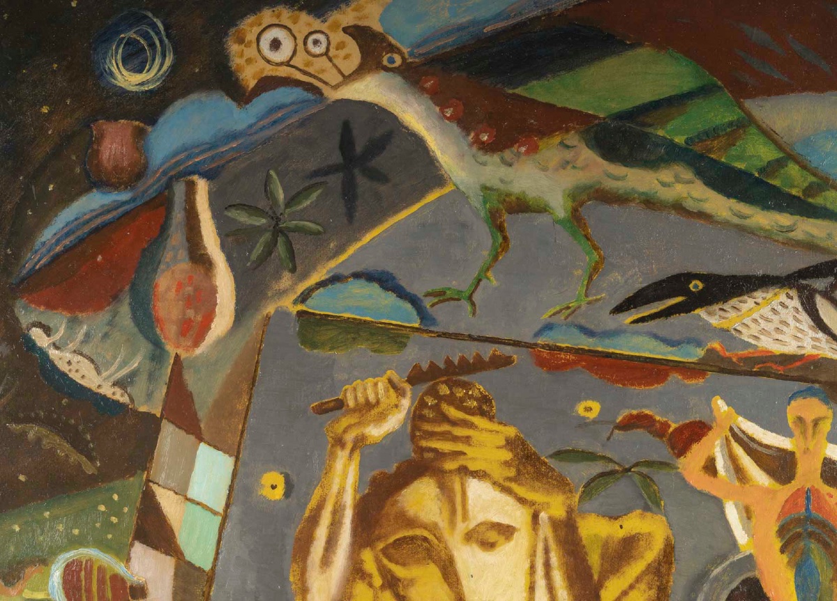 Kristians Tonny (1907- 1977) Surrealist Composition-photo-4