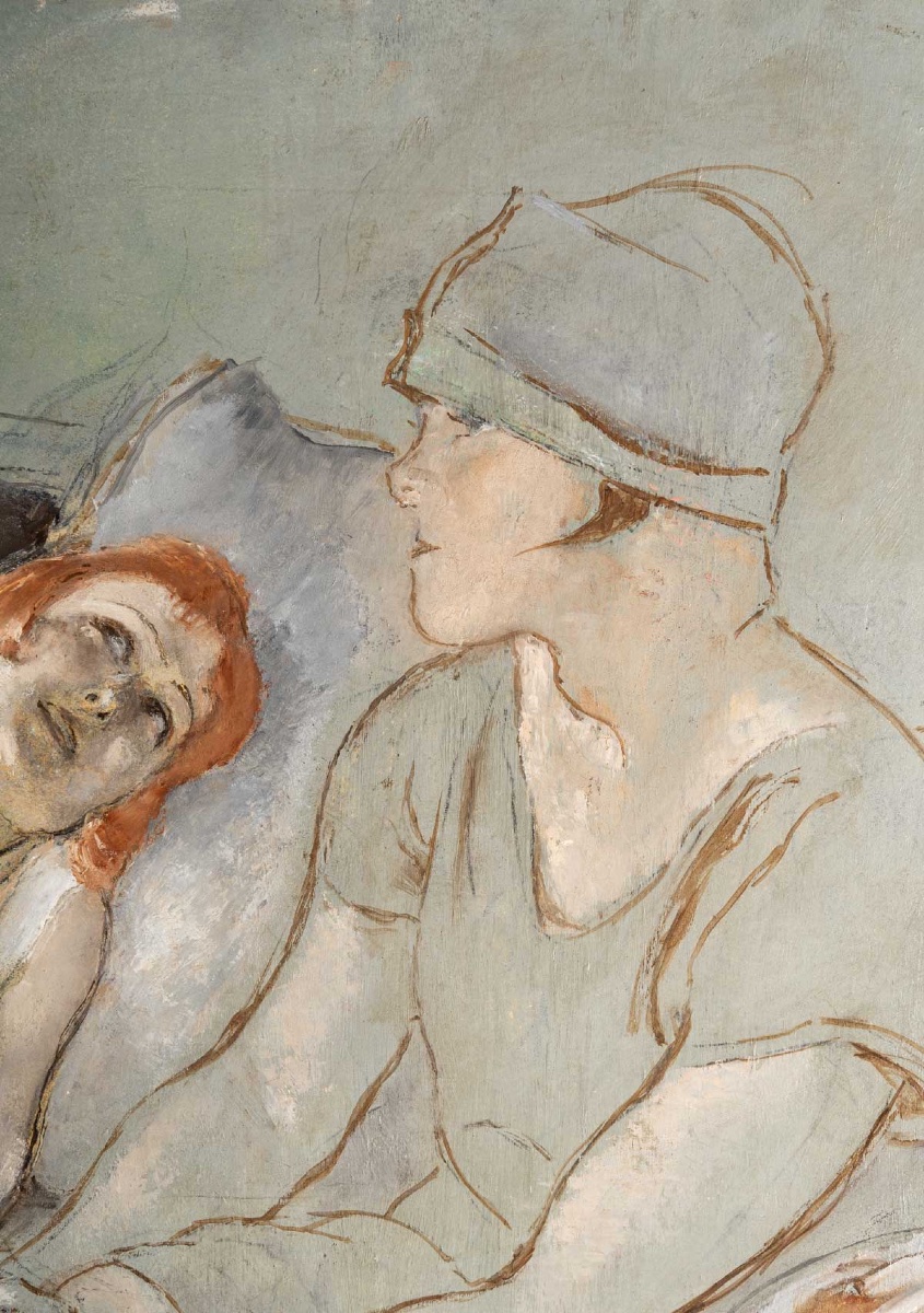  Louis LEGRAND (1863 - 1951)   La pause musicale, circa 1920-photo-4