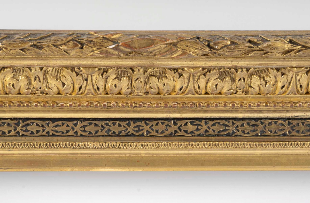 Barbizon Frame 8 Figure Gold Leaves-photo-2