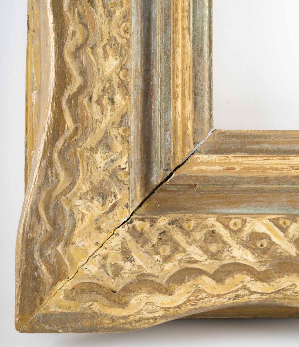Bouche Frame, 5 Figure Size, Stamped On The Back-photo-2