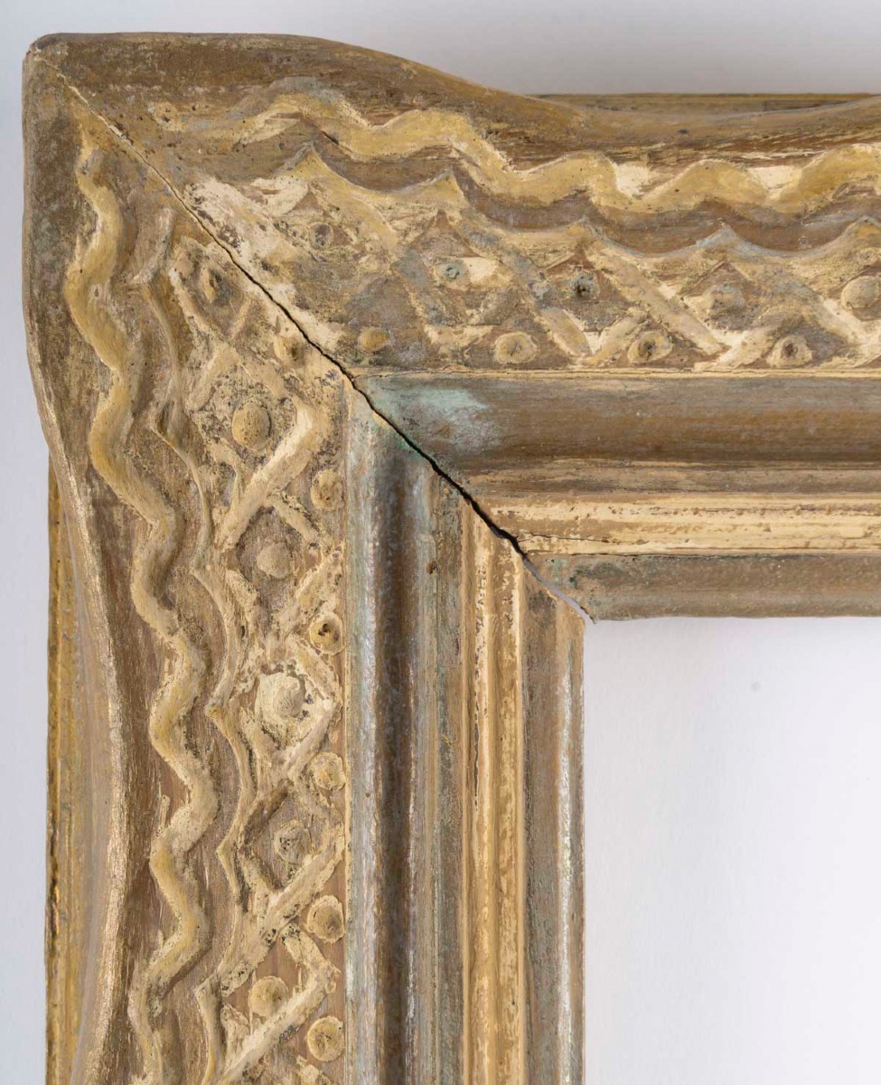 Bouche Frame, 5 Figure Size, Stamped On The Back-photo-4